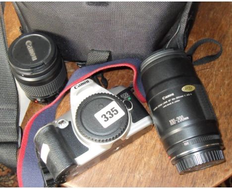 Canon EOS500 camera kit with two lenses