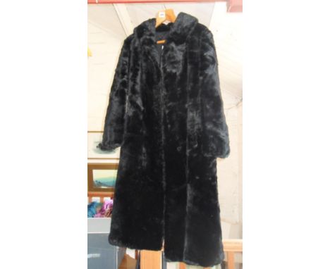 Ladies black fur coat from M Michaels of Bristol