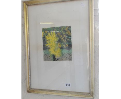 Judith ROTHCHILD (XX) silkscreen print of yellow flower