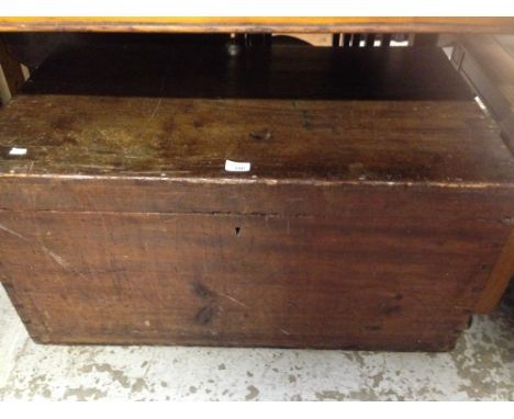 A 19th century pine trunk
