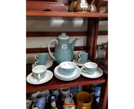ROYAL DOULTON VINTAGE COFFEE SET 