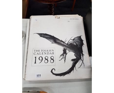 6 VINTAGE TOLKIEN CALENDARS