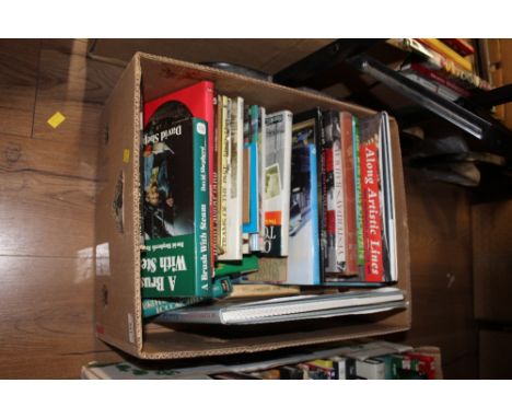 A box of car related books, several of MG interest including Allison (Mike) the Magic of MG.