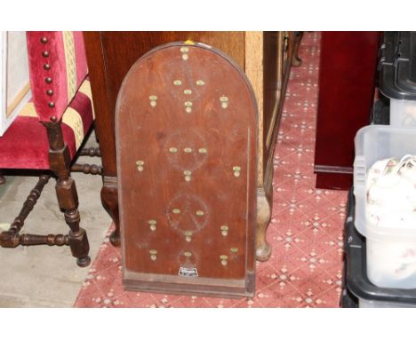 A vintage genuine Corinthian Olympic model bagatelle board