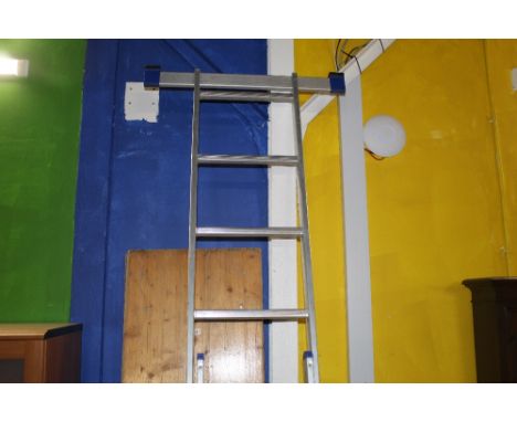 A modern loft ladder, 2m 60 cm extended.