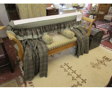 Pelmet and curtains
