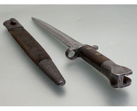 British Lee-Metford bayonet and scabbard