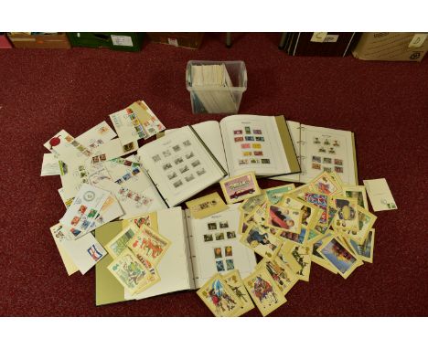 GB MAINLY USED COLLECTION, in four albums (1 davo and 3 x Royal Mail ring binders) we note a small range of QV, general range