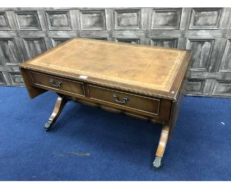 REPRODUCTION SOFA-STYLE COFFEE TABLE