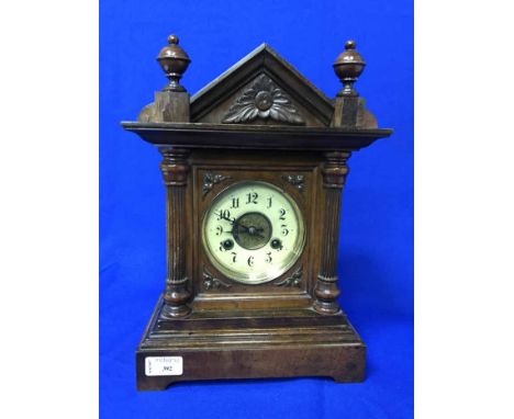 MAHOGANY MANTEL CLOCK