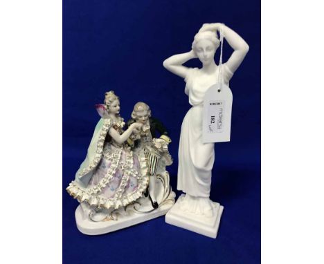 LOT OF MIXED CONTINENTAL CERAMIC FIGURESincluding Capodimonte etc