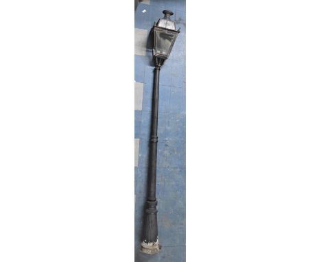 A Reproduction Victorian Street Style Garden Lamp 