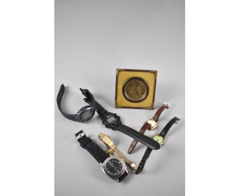 A Collection of Vintage and Later Wrist Watches and an Alarm Clock 