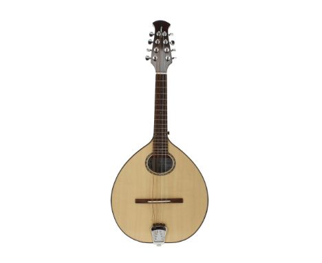 Good modern mandolin by and labelled Davy Stuart Luthier, Richmond, New Zealand, Model: LT8, Custom, Strings: mandolin; also 