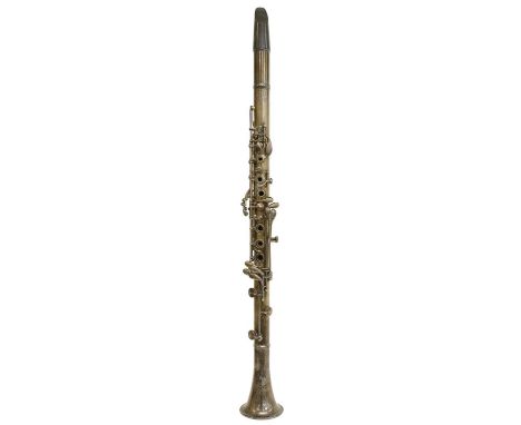 Sterling silver Boehm system double tube Bb 'thermoclarinet' signed The, Haynes Clarinet, Made by, Wm S Haynes &amp; Co, Bost