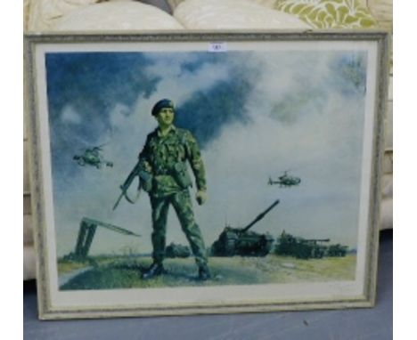 Two Terence Cuneo framed prints to include The Price of Freedom and a Joan Wanklyn framed print, Ulster Impression 