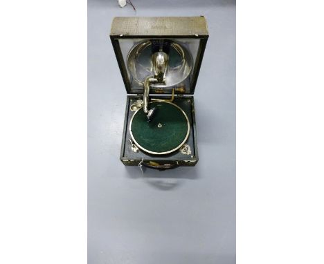 Vintage Decca of London portable record player