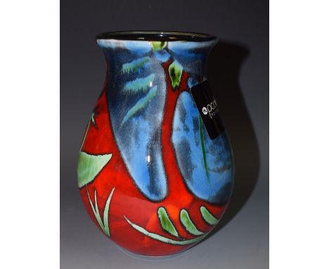 A Poole pottery vase, signed
