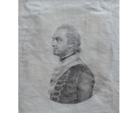 JOHN SMART (c.1740-1811) PORTRAIT OF SIR JOHN WILLIAM FLOYD, Bt. (1748-1818) Quarter length, wearing a military tunic and sas