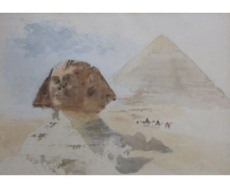 KEELEY HALSWELLE (1832-1891) THE SPHINX, EGYPT; ATHENS; VIGO Three, the last inscribed and dated Vigo/ 1888, watercolour and 