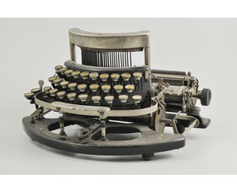 Early 20th Century "Imperial" typewriter, in original domed Toulle ware case.