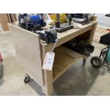 ROLLING CABINET W/ 4" VISE