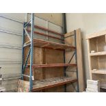 (1) SECTION PALLET RACKING, 12' H X 8'W X 3' D