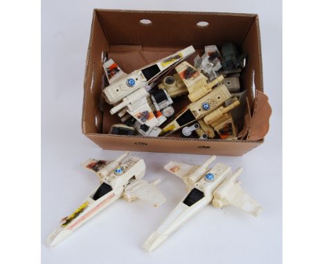 STAR WARS: A collection of vintage Star Wars Kenner / Palitoy toys - mostly X-Wings but also some others. All AF.