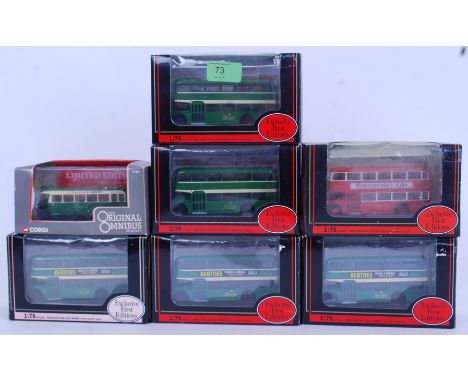 BUSES: A collection of 7x diecast model buses. 6x EFE and 1x Corgi Original Omnibus. All Bristol buses, all within the origin