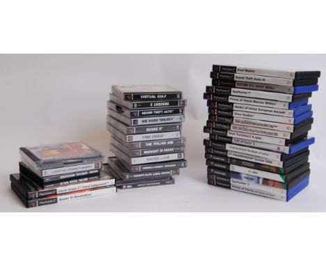 GAMES: A collection of assorted games console games (Playstation, PS2 and Gamcube). Each within the original boxes. To includ
