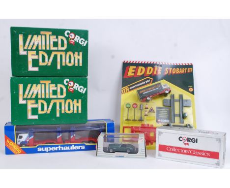 DIECAST: A collection of boxed diecast to include; Corgi Eddie Stobart carded set, Corgi Collectors Classics, Limited Edition