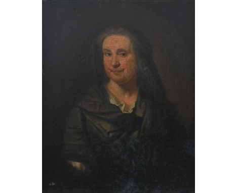 English School 18th CenturyPortrait of a lady, half-length, wearing a veil, in a painted ovalOil on canvas78.9 x 63.6cm; 31 x