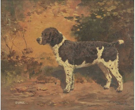Thomas Ivester Lloyd (1873–1942)Portrait of Duke, a spanielSigned T IVESTER/LLOYD (lower right) and inscribed DUKE (lower lef