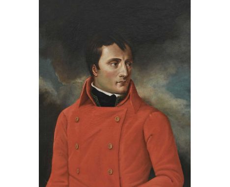 French School 19th CenturyPortrait of Napoleon Bonaparte (1769-1821), half-length, as First ConsulOil on canvas94.6 x 78.2cm;