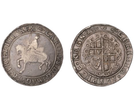 Charles I (1625-1649), Tower mint, Crown, Gp III, type 3a, mm. anchor with flukes to right [1638-9], third horseman with upri
