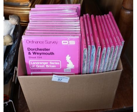 Quantity of Ordnance Survey Landranger maps