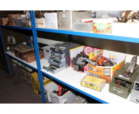 Large collection of clock and watch makers related tools and accessories including emco lathe, staking tool, polisher, cabine