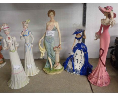 A small quantity of resin and ceramic figurines