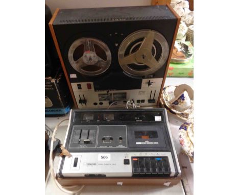 A vintage Ferguson tape deck - sold with a Tandberg Series 3500X reel-to-reel tape recorder