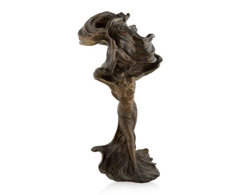 AFTER FRANCOIS-RAOUL LARCHE (FRENCH 1860-1912)the sculpture is electrified, with two sockets and is in working conditionCONDI