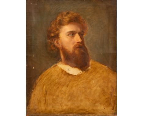 ATTRIBUTED TO ALBERT BIERSTADT (GERMAN-AMERICAN 1830-1902)Portrait of a Bearded Man, oil on canvas60 x 48.5 cm (23 5/8 x 19 1