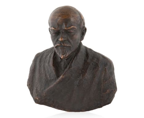 CLARE SHERIDAN (BRITISH 1885-1970)Bust of Lenin, 1922bronze with brown patina29 x 21 cm (11 3/8 x 8 1/4 in.) signed lower rig