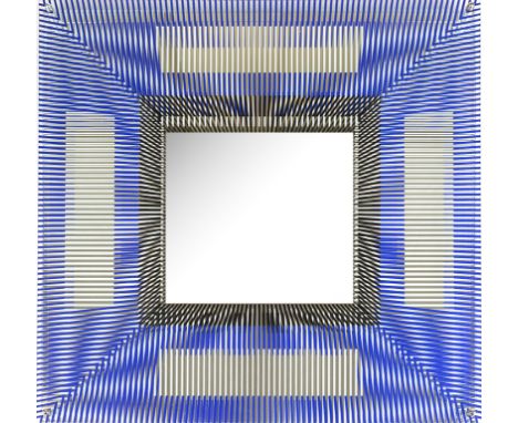 JESUS RAFAEL SOTO (VENEZUELAN 1923-2005) Mirror, 2005 glass and silkscreen on plexiglass 50 x 50 x 3 cm (19 3/4 x 19 3/4 x 1 