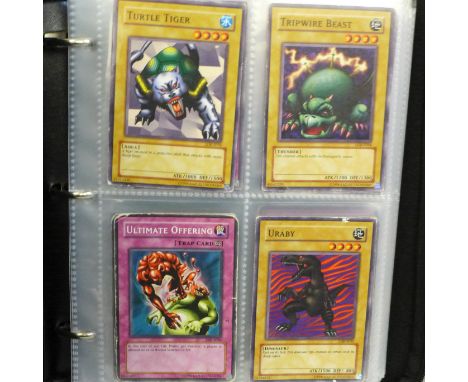 Over 160 Yu Gi Oh cards including vintage cards, from early sets such as LOB, SDK, SDP, MRD, MRL, SDJ, etc., with 1st edition