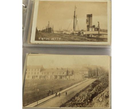 South Bank, Middlesbrough. A good collection of mainly vintage cards, including street scenes, real photographic, social hist