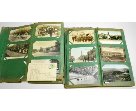 An Album Housing a Variety of Vintage Cards including real photographic, topographical, social history, comic etc. Noted bett