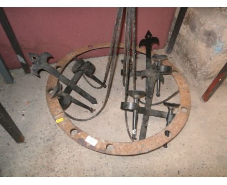 cast iron light fitting