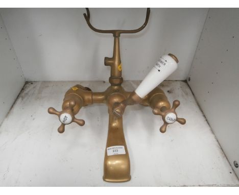vintage brass tap