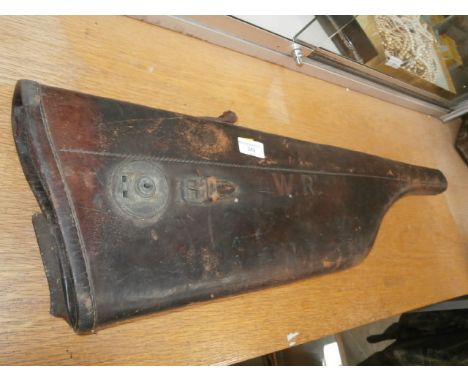 vintage leather gun case