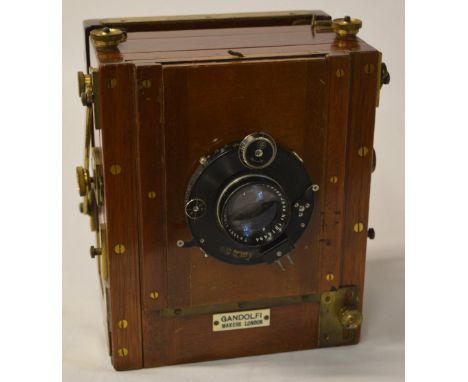 Gandolfi plate camera fitted with a Carl Zeiss Jena lens